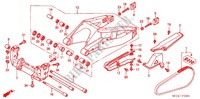 BRAS OSCILLANT (CBR900RR'02,'03) pour Honda CBR 954 RR de 2003