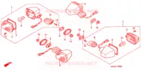 CLIGNOTANT pour Honda CBR 900 RR de 2000