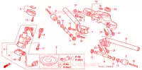 GUIDON   TE DE FOURCHE pour Honda CBR 900 RR de 2000