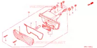 FEU ARRIERE pour Honda CBX 250 TWISTER de 2002