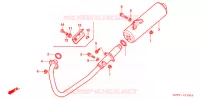 SILENCIEUX D'ECHAPPEMENT pour Honda CBX 250 TWISTER de 2002