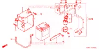 BATTERIE pour Honda CBX 250 TWISTER de 2008