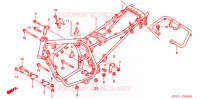 CADRE pour Honda CBX 250 TWISTER de 2008