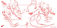 COMMODO   LEVIER   CABLE pour Honda CBX 250 TWISTER de 2008