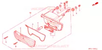 FEU ARRIERE pour Honda CBX 250 TWISTER de 2008