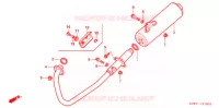 SILENCIEUX D'ECHAPPEMENT pour Honda CBX 250 TWISTER de 2008