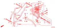 MAITRE CYLINDRE DE FREIN ARRIERE pour Honda S WING 125 ABS ED de 2012