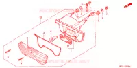 FEU ARRIERE pour Honda CBX 250 TWISTER de 2007