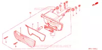 FEU ARRIERE pour Honda CBX 250 TWISTER 2LA de 2008