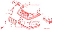 PARE BRISE   ARAIGNEE pour Honda CH 80 ELITE de 2003