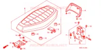 SELLE pour Honda CH 80 ELITE de 1993