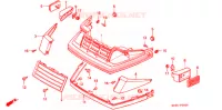 PARE BRISE   ARAIGNEE pour Honda CH 80 ELITE de 1994
