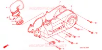 COUVERCLE GAUCHE pour Honda CH 80 ELITE de 1996