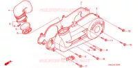 COUVERCLE GAUCHE pour Honda CH 80 ELITE de 1998
