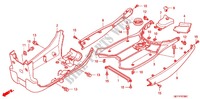 MARCHE PIEDS (CHF501/2/3/4/5/7/S7) pour Honda 50 CREA SCOOPY i TYPE 2 de 2002
