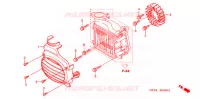 VENTILATEUR ET COUVERCLE DE RADIATEUR pour Honda 50 METROPOLITAN de 2003