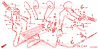 LEVIER DE GUIDON   CABLE   COMMODO pour Honda 50 METROPOLITAN de 2006
