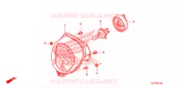 PHARE pour Honda 50 METROPOLITAN de 2006