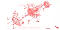 VENTILATEUR ET COUVERCLE DE RADIATEUR pour Honda 50 METROPOLITAN de 2006
