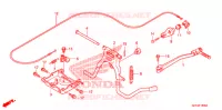 BEQUILLE   PEDALE KICK pour Honda 50 JAZZ de 2006