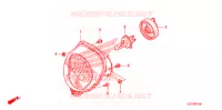 PHARE pour Honda 50 METROPOLITAN de 2008