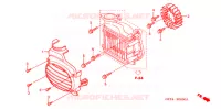 VENTILATEUR ET COUVERCLE DE RADIATEUR pour Honda 50 METROPOLITAN 2 de 2005