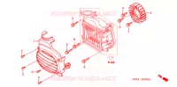 VENTILATEUR ET COUVERCLE DE RADIATEUR pour Honda 50 METROPOLITAN 2 SPECIAL de 2005