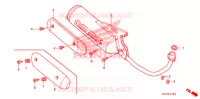 SILENCIEUX D'ECHAPPEMENT pour Honda 50 METROPOLITAN de 2006