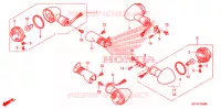 CLIGNOTANT pour Honda 50 METROPOLITAN SPECIAL de 2009