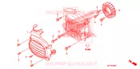 VENTILATEUR ET COUVERCLE DE RADIATEUR pour Honda 50 METROPOLITAN SPECIAL de 2009