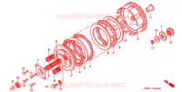EMBRAYAGE pour Honda CR 80 R de 2001
