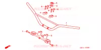 GUIDON pour Honda CR 80 R de 2001