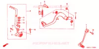 PEDALE pour Honda CR 80 R BIG WHEEL de 2001
