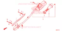 SILENCIEUX D'ECHAPPEMENT pour Honda CRF 125 F BIG WHEELS de 2015