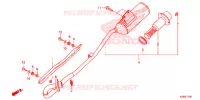 SILENCIEUX D'ECHAPPEMENT pour Honda CRF 125 F BIG WHEELS de 2017