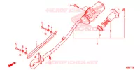 SILENCIEUX D'ECHAPPEMENT pour Honda CRF 125 F BIG WHEELS de 2017