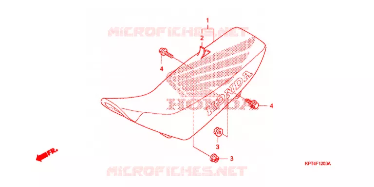 SELLE Honda MOTO 150 CRF 2006  CRF150F6