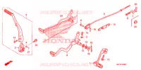 PEDALE pour Honda CRF 150 F de 2008