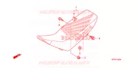 SELLE pour Honda CRF 150 F de 2008