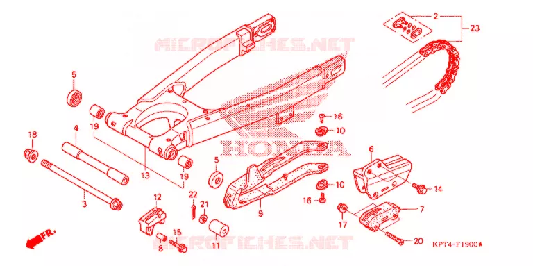 BRAS OSCILLANT Honda MOTO 150 CRF 2008  CRF150F8