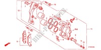 ETRIER DE FREIN AVANT pour Honda CRF 150 F de 2011