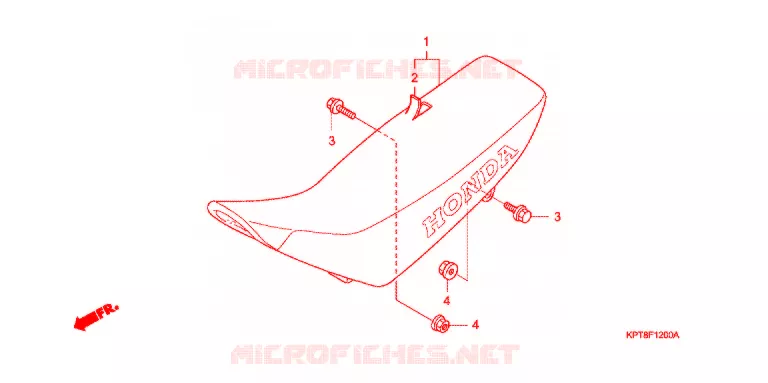 SELLE Honda MOTO 150 CRF 2011  CRF150FB