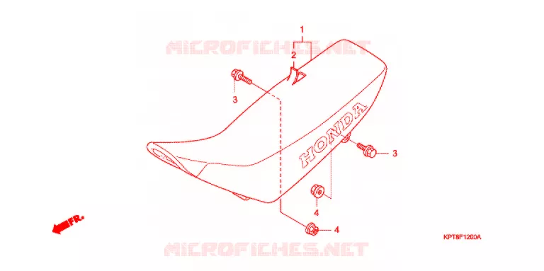 SELLE Honda MOTO 150 CRF 2014  CRF150FE