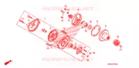 POMPE A HUILE pour Honda CRF 230 F de 2003