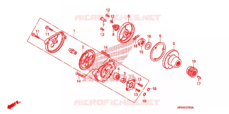 POMPE A HUILE Honda MOTO 230 CRF 2004  CRF230F4