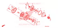 POMPE A HUILE pour Honda CRF 230 F de 2006