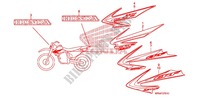 AUTOCOLLANTS ('07,'08,'09,'11) pour Honda CRF 230 F de 2008
