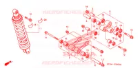 AMORTISSEUR ARRIERE pour Honda CRF 230 F de 2009