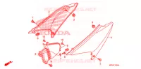 COUVERCLES LATERAUX pour Honda CRF 230 F de 2009