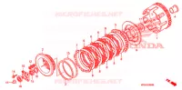 EMBRAYAGE pour Honda CRF 230 F de 2009